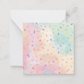 ギフトラベル パーソナライズされた ノートカード (裏面)