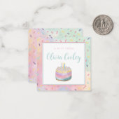 ギフトラベル パーソナライズされた ノートカード (正面/裏面インサイチュ)