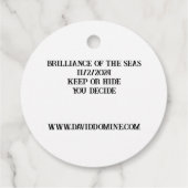 ギフトラベル フェイバータグ (裏面)