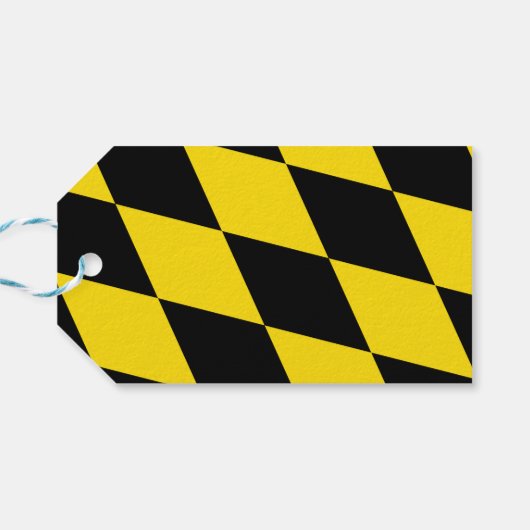 ギフトラベル(ミュンヘン州旗) ギフトタグ (裏面横)