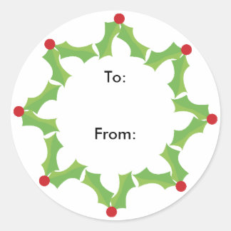 ギフトラベル ラウンドシール