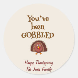 ギフトラベル ラウンドシール