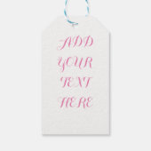 ギフトラベル、リップxoxo。 ギフトタグ (裏面)