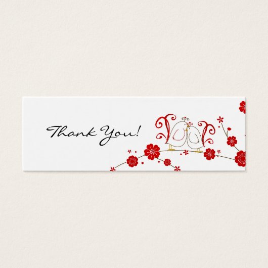 ギフトラベル,ロブバード,ありがとう (正面)