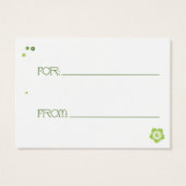 ギフトラベル – ワイルドフラワー (裏面)