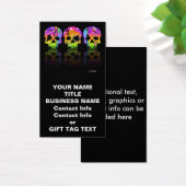 ギフトラベル、名刺 – ARTポップ・アートのスカル (デスク)