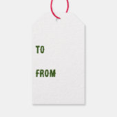 ギフトラベル – 多くのサボテン ギフトタグ (裏面)