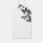 ギフトラベル「愛あり」ブラックレースと名前をカスタムする ギフトタグ (裏面)