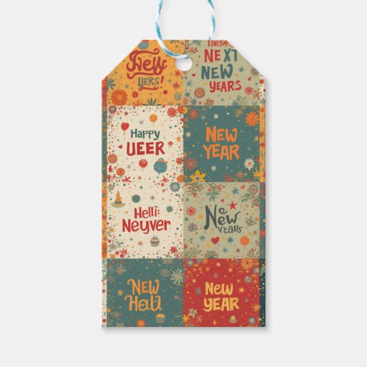 ギフトラベル（新年の雰囲気あり） ギフトタグ (正面)