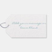 ギフトラベル – 新着(緑/青) ギフトタグ (裏面横)