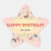 ギフトラベル 星シール (正面)