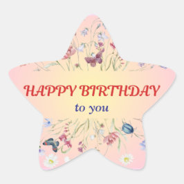 ギフトラベル 星シール