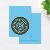 ギフトラベル – 青と茶色 (デスク)