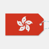 ギフトラベル（香港国旗） ギフトタグ (正面(横))