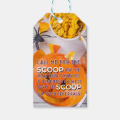 ギフトラベル- 10月 – 紹介についてスクープ ギフトタグ (正面)