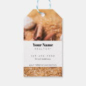 ギフトラベル- 11月 – 砂糖とスパイス ギフトタグ (裏面)