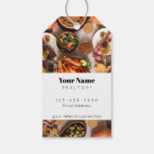 ギフトラベル- 11月 – Happy Thanksgiving ギフトタグ (裏面)