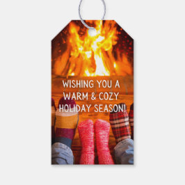 ギフトラベル- 12月 – 暖かく居心地の良い ギフトタグ