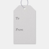 ギフトラベル- Ballerina Soft Toy ギフトタグ (裏面)