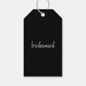 ギフトラベル- bridesmaid ギフトタグ (裏面)