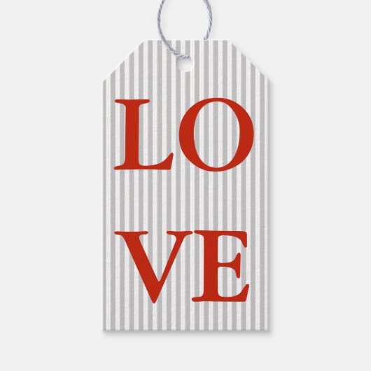 ギフトラベル- LOVE ギフトタグ (正面)