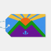 ギフトラベルFlag of Manitou春 ギフトタグ (裏面横)
