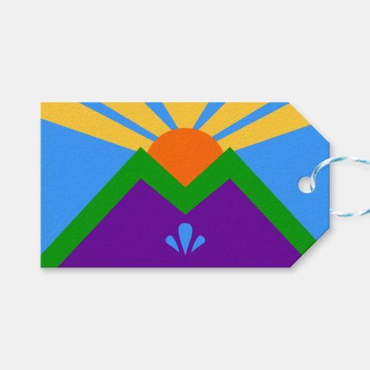 ギフトラベルFlag of Manitou春 ギフトタグ (正面(横))