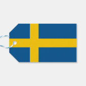 ギフトラベルwithスウェーデン国旗 ギフトタグ (裏面横)