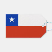 ギフトラベルwithチリ国旗 ギフトタグ (正面(横))