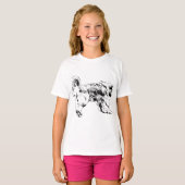 ギフトラン・レトリーバー・アウトラインティー Tシャツ (正面フル)