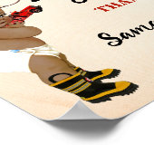 ギフトリトルオウム消防士ベビーシャワー ポスター (角)