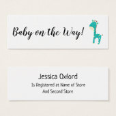 ギフトレジストリ詳細wティール（緑がかった色）キリン配布資料 (正面&裏面)