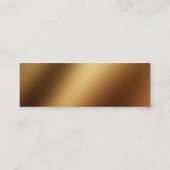 ギフトレジストリBurgundy水色フローラエンクロージャ スキニー名刺 (裏面)