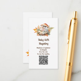 ギフトレジストリQRコードがあなたに会うために魅了 エンクロージャーカード