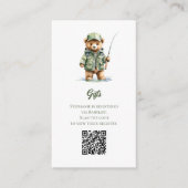 ギフトレジストリQRコード小漁師 エンクロージャーカード (正面)