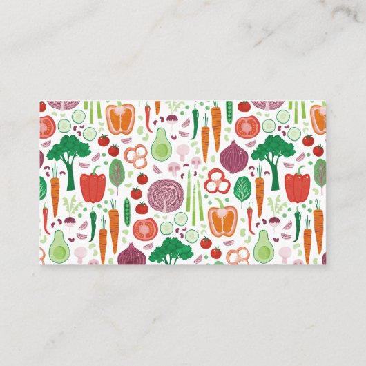 ギフトレジストリQRコード農家市場ベビーシャワー エンクロージャーカード (裏面)