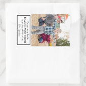 ギフトワインラベル 長方形シール (バッグ)