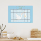 ギフト予想日 青 特別便コウテンチョウ ポスター (キッチン)