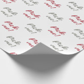 ギフト交換ゲームのラッピング紙。俺を選べ！ ラッピングペーパー (角)