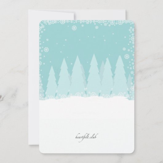 ギフト交換パーティの招待状 招待状 (裏面)