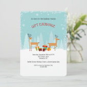 ギフト交換パーティー招待状 招待状 (スタンド正面)