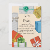 ギフト交換招待状 招待状 (正面)