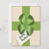 ギフト交換招待状 招待状 (裏面)