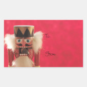 ギフト付きくるみ割りラベル 長方形シール (正面)