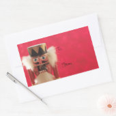 ギフト付きくるみ割りラベル 長方形シール (封筒)