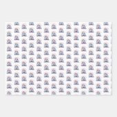 ギフト付きイエティ – 開かない ラッピングペーパーシート (正面3)