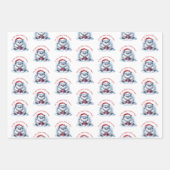 ギフト付きイエティ – 開かない ラッピングペーパーシート (正面)