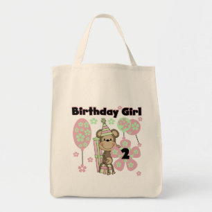 ギフト付きガールモンキー2nd誕生日Tシャツ トートバッグ