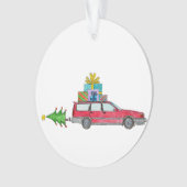 ギフト付きクリスマスカー オーナメント (正面)