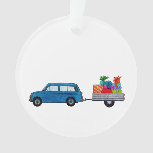 ギフト付きクリスマスカー オーナメント (正面)